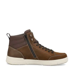 Sale Men'S Sneaker High Wood Brown Men'S Sneakers