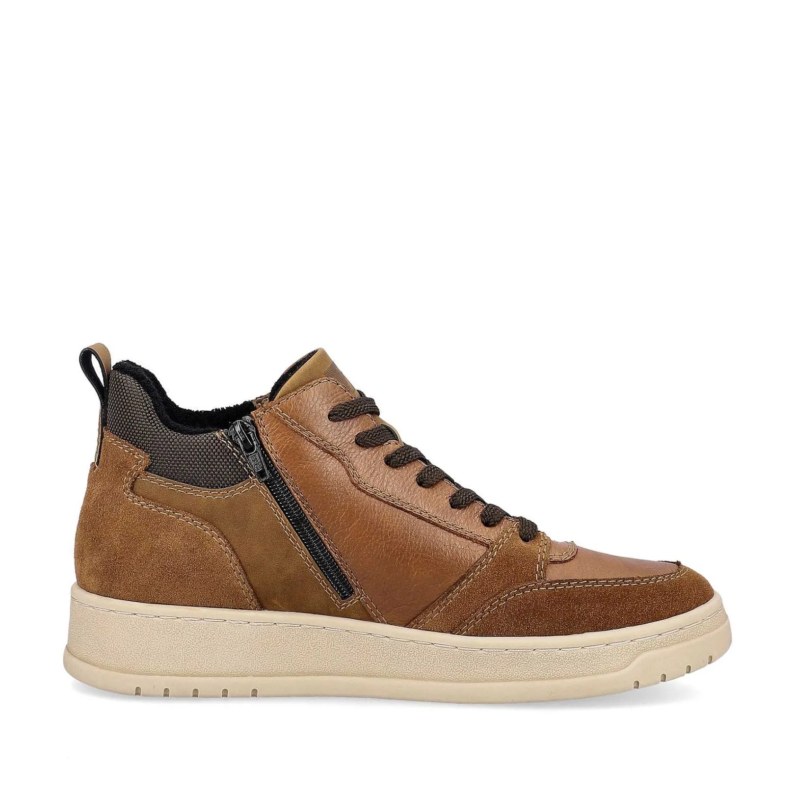 Hot Men'S Sneaker High Caramel Brown Men'S Sneakers