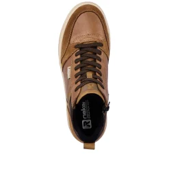 Hot Men'S Sneaker High Caramel Brown Men'S Sneakers