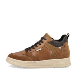 Hot Men'S Sneaker High Caramel Brown Men'S Sneakers