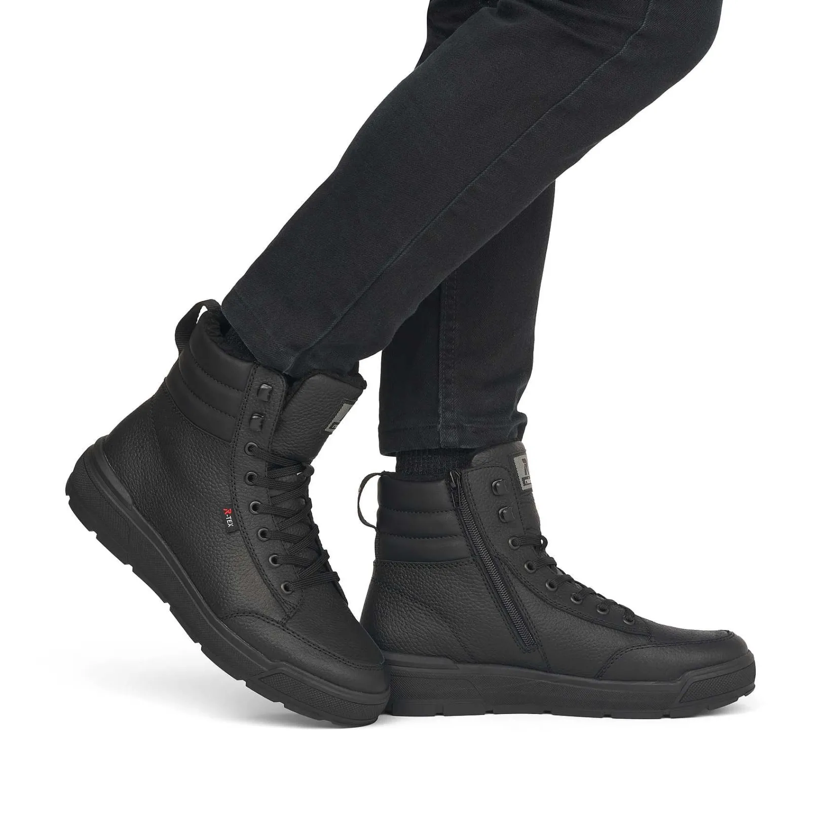 Outlet Men'S Sneaker High Midnight Black Men'S Sneakers