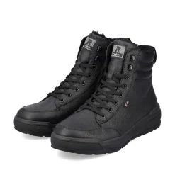 Outlet Men'S Sneaker High Midnight Black Men'S Sneakers