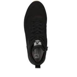 Outlet Men'S Sneaker High Midnight Black Men'S Sneakers