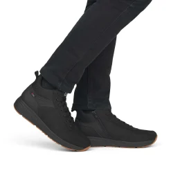 Outlet Men'S Sneaker High Midnight Black Men'S Sneakers