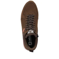 Sale Men'S Sneaker High Wood Brown Men'S Sneakers