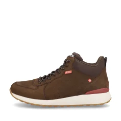 Sale Men'S Sneaker High Wood Brown Men'S Sneakers