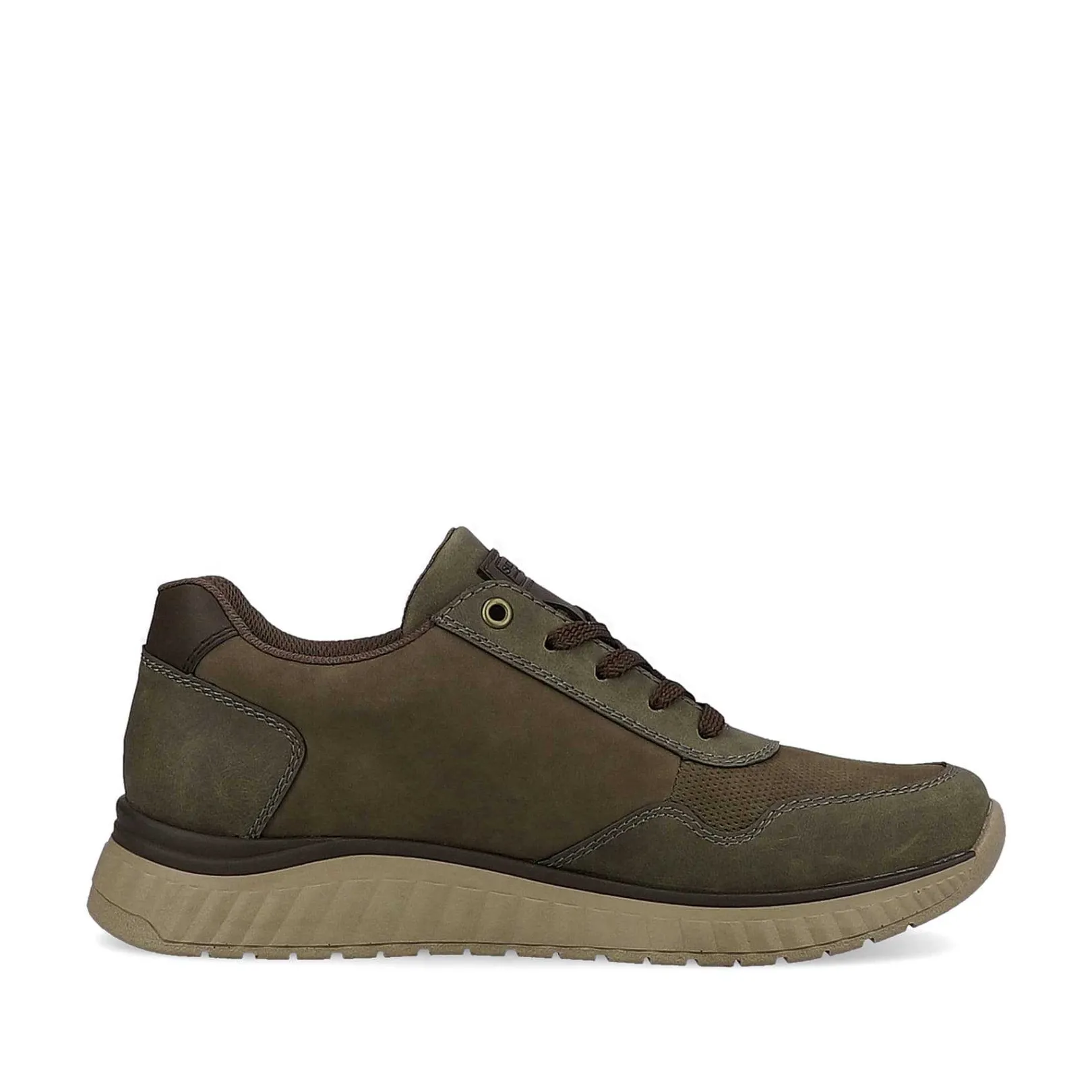 Online Men'S Sneaker Low Army Green-Olive Brown Men'S Sneakers