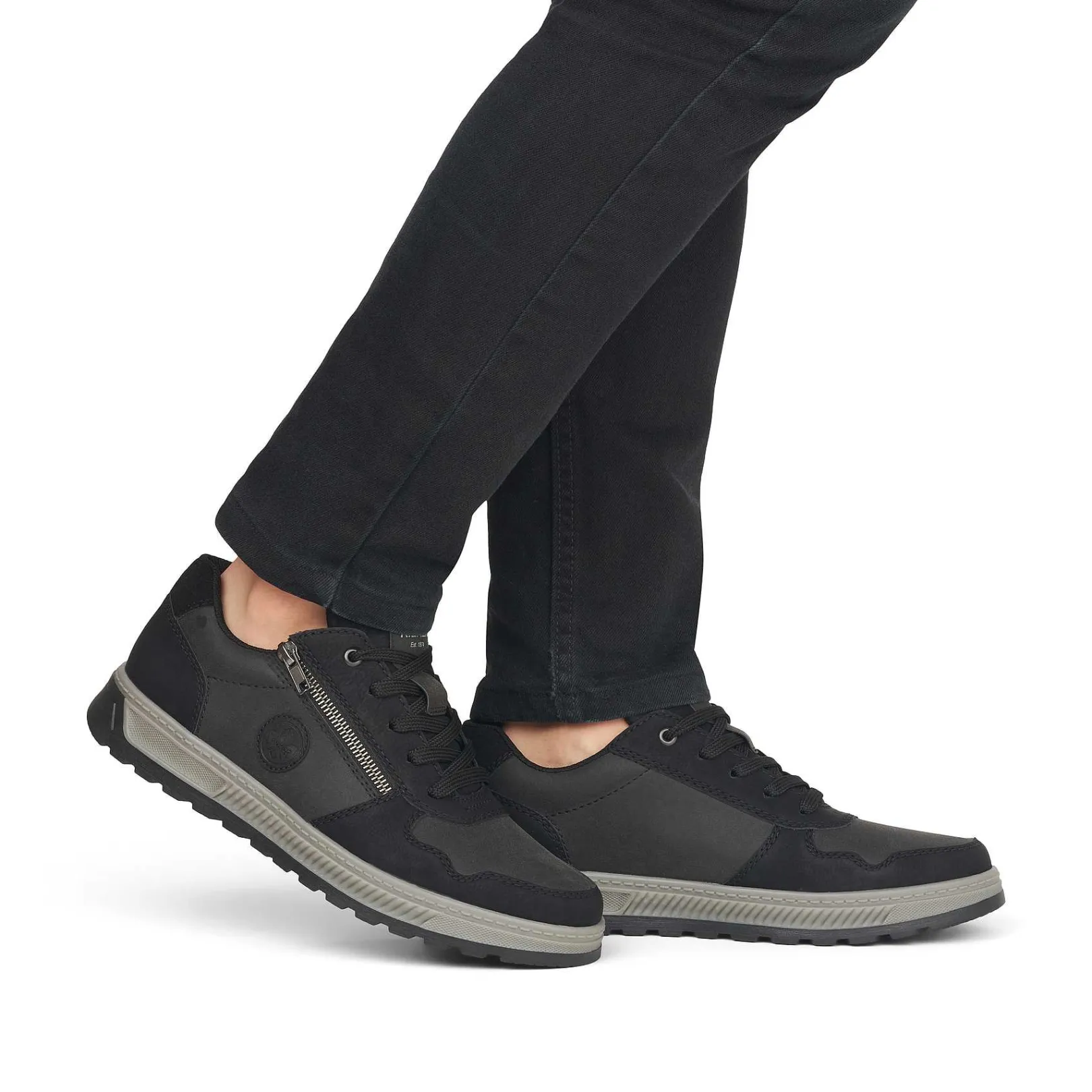 Best Men'S Sneaker Low Asphalt Black Men'S Sneakers