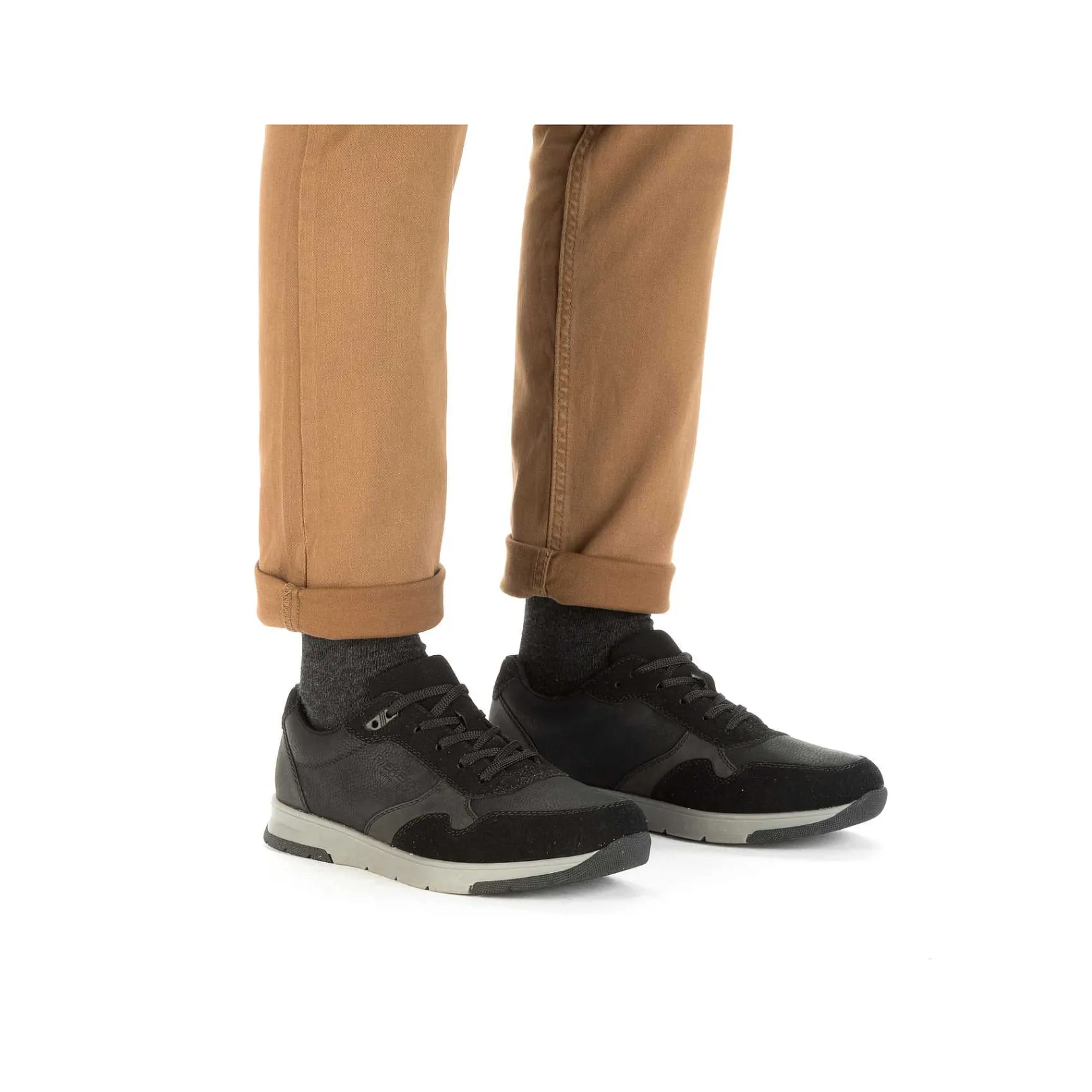 New Men'S Sneaker Low Asphalt Black Men'S Sneakers
