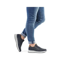 Discount Men'S Sneaker Low Blue Gray Men'S Sneakers