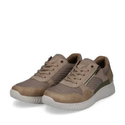 Hot Men'S Sneaker Low Beige-Pure White Men'S Sneakers