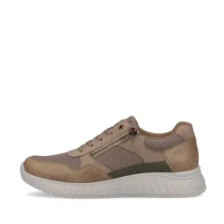 Hot Men'S Sneaker Low Beige-Pure White Men'S Sneakers