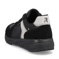 Clearance Men'S Sneaker Low Carbon-Black Silver-Grey Men'S Sneakers