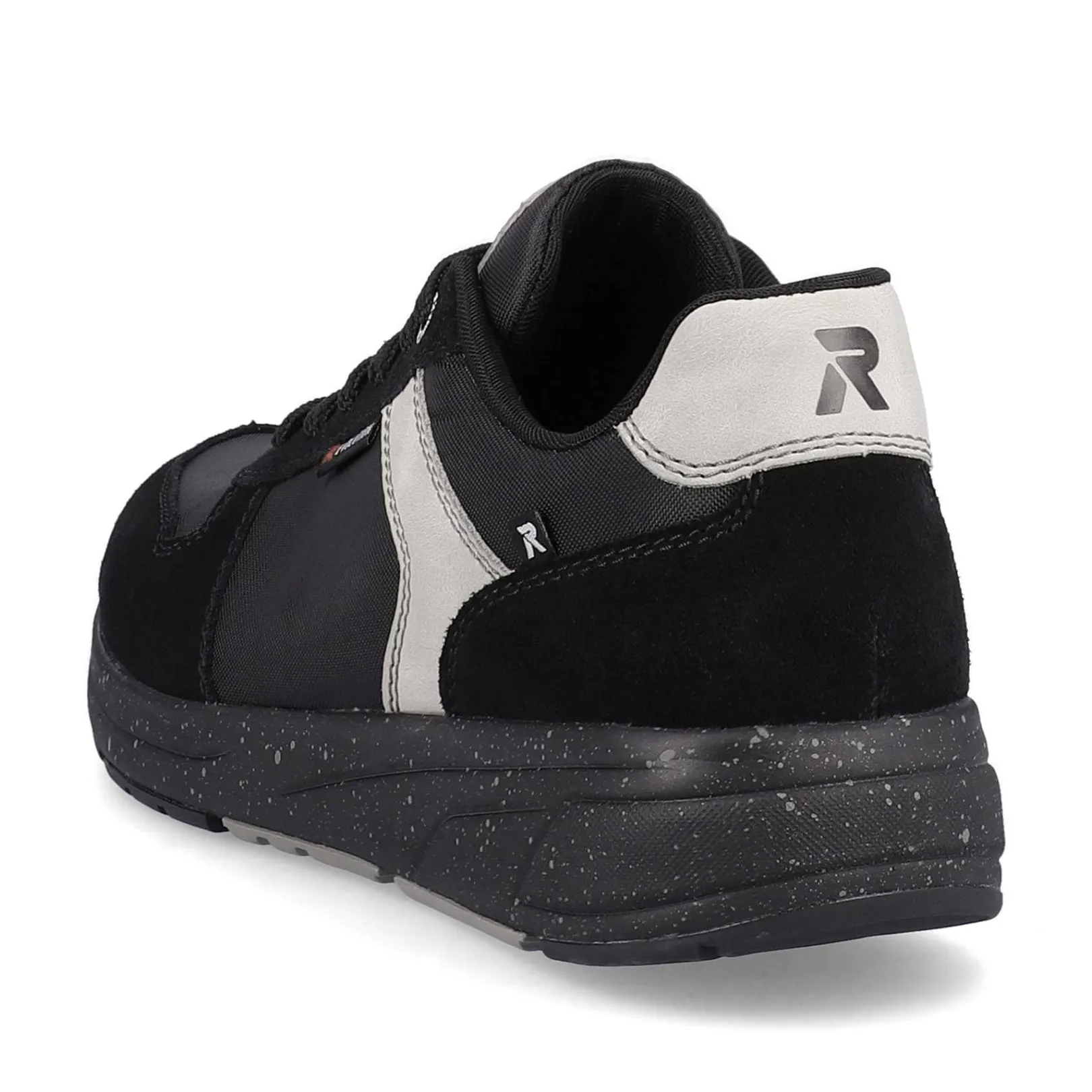 Clearance Men'S Sneaker Low Carbon-Black Silver-Grey Men'S Sneakers