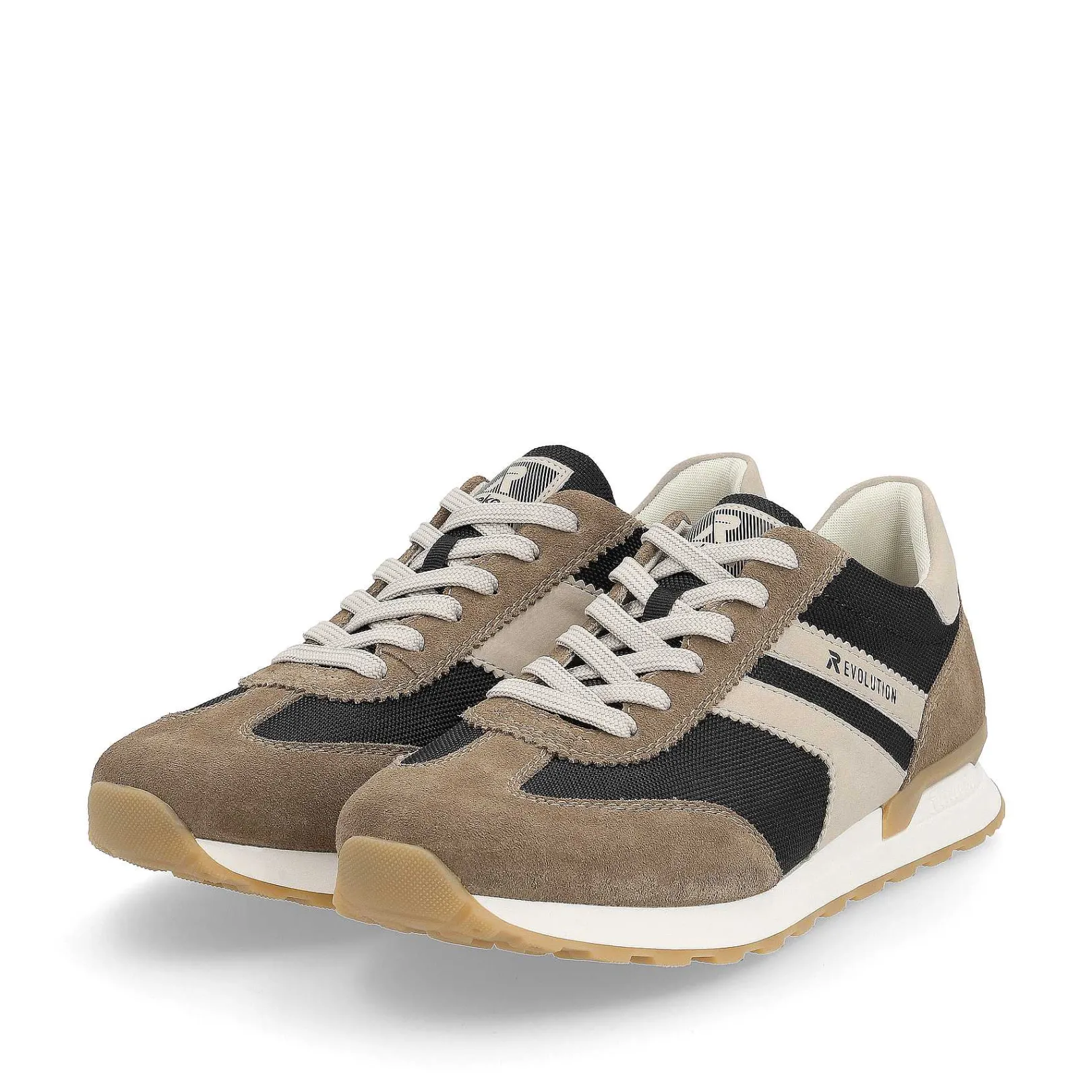 Clearance Men'S Sneaker Low Cinnamon Black Men'S Sneakers