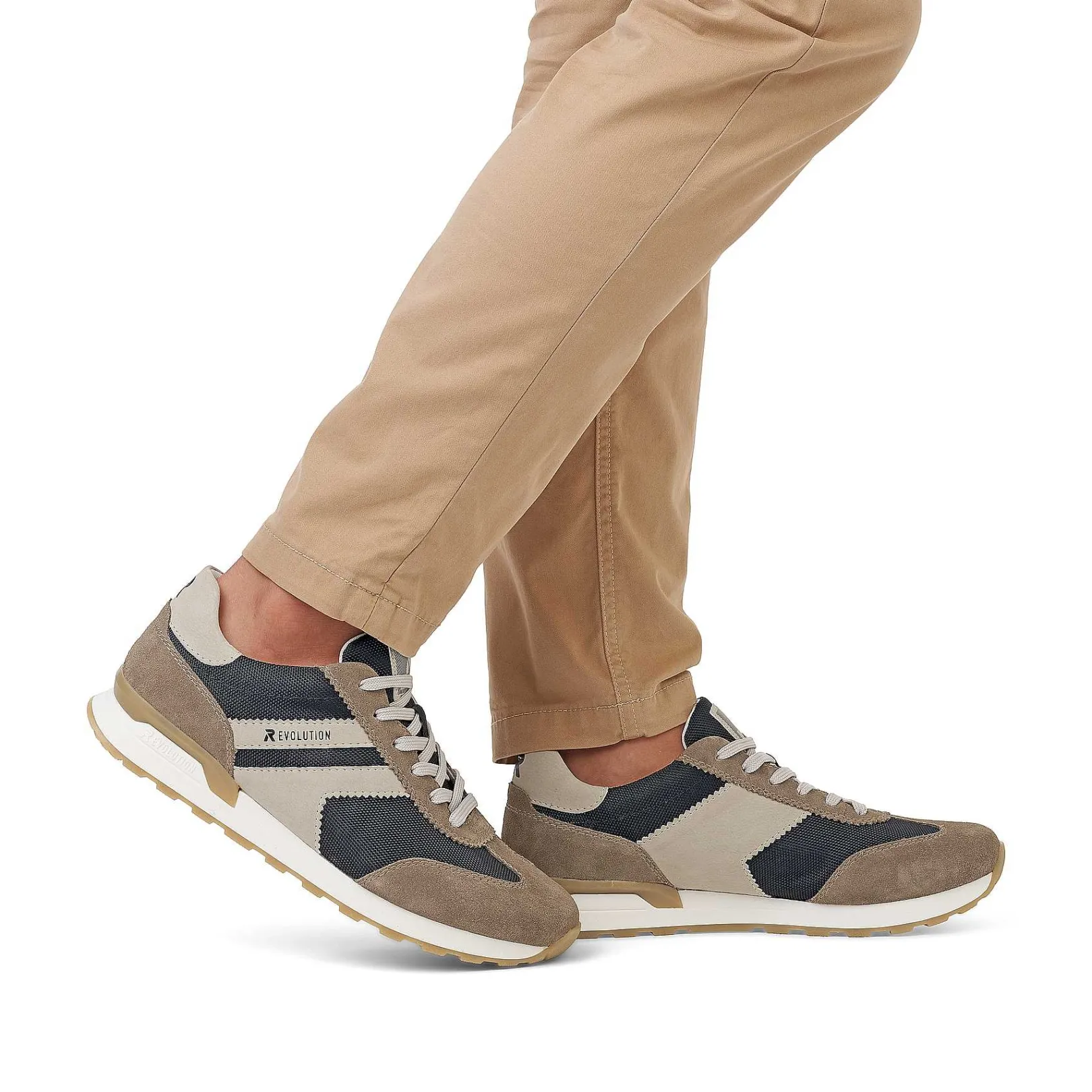 Clearance Men'S Sneaker Low Cinnamon Black Men'S Sneakers