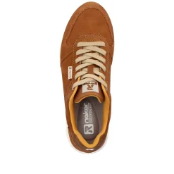 Clearance Men'S Sneaker Low Caramel Brown Men'S Sneakers