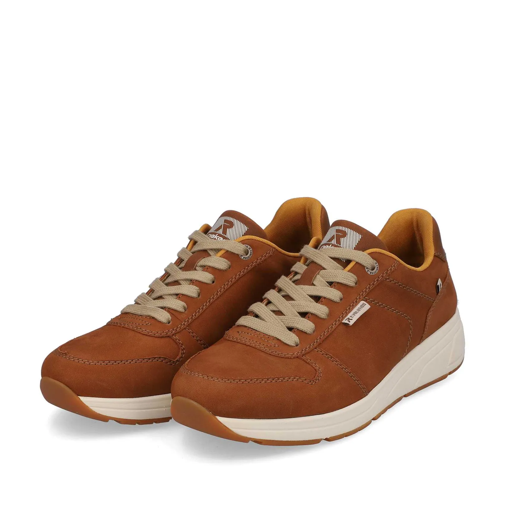 Clearance Men'S Sneaker Low Caramel Brown Men'S Sneakers