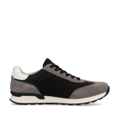 Hot Men'S Sneaker Low Deep-Black Stone-Grey Men'S Sneakers