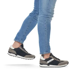 Hot Men'S Sneaker Low Deep-Black Stone-Grey Men'S Sneakers