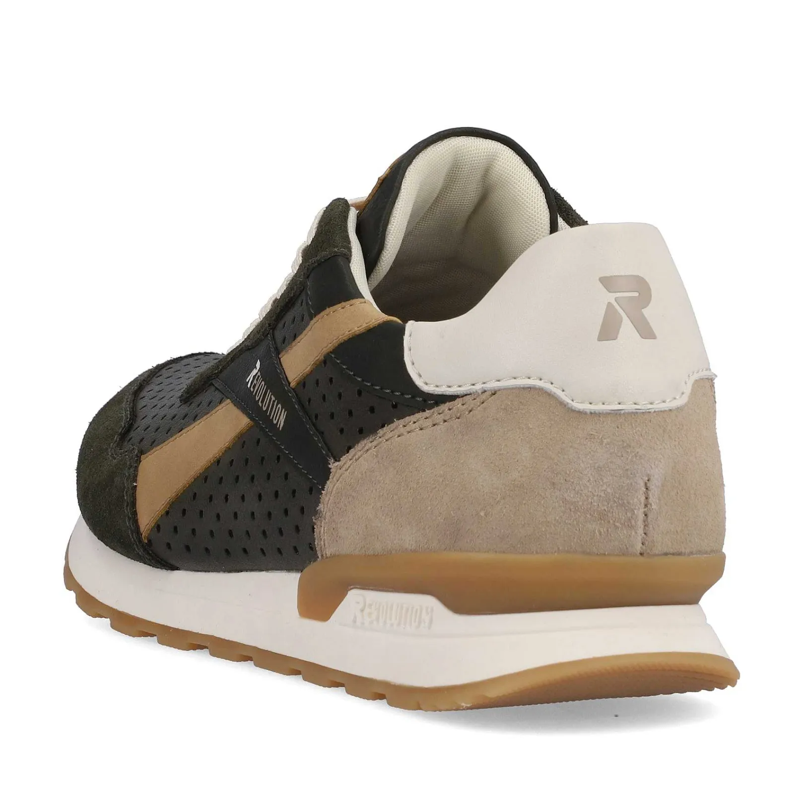 Online Men'S Sneaker Low Forest-Green Clay-Beige Men'S Sneakers