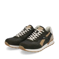 Online Men'S Sneaker Low Forest-Green Clay-Beige Men'S Sneakers