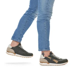 Online Men'S Sneaker Low Forest-Green Clay-Beige Men'S Sneakers