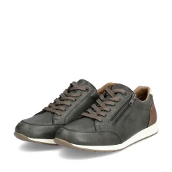 Outlet Men'S Sneaker Low Green Grey Men'S Sneakers