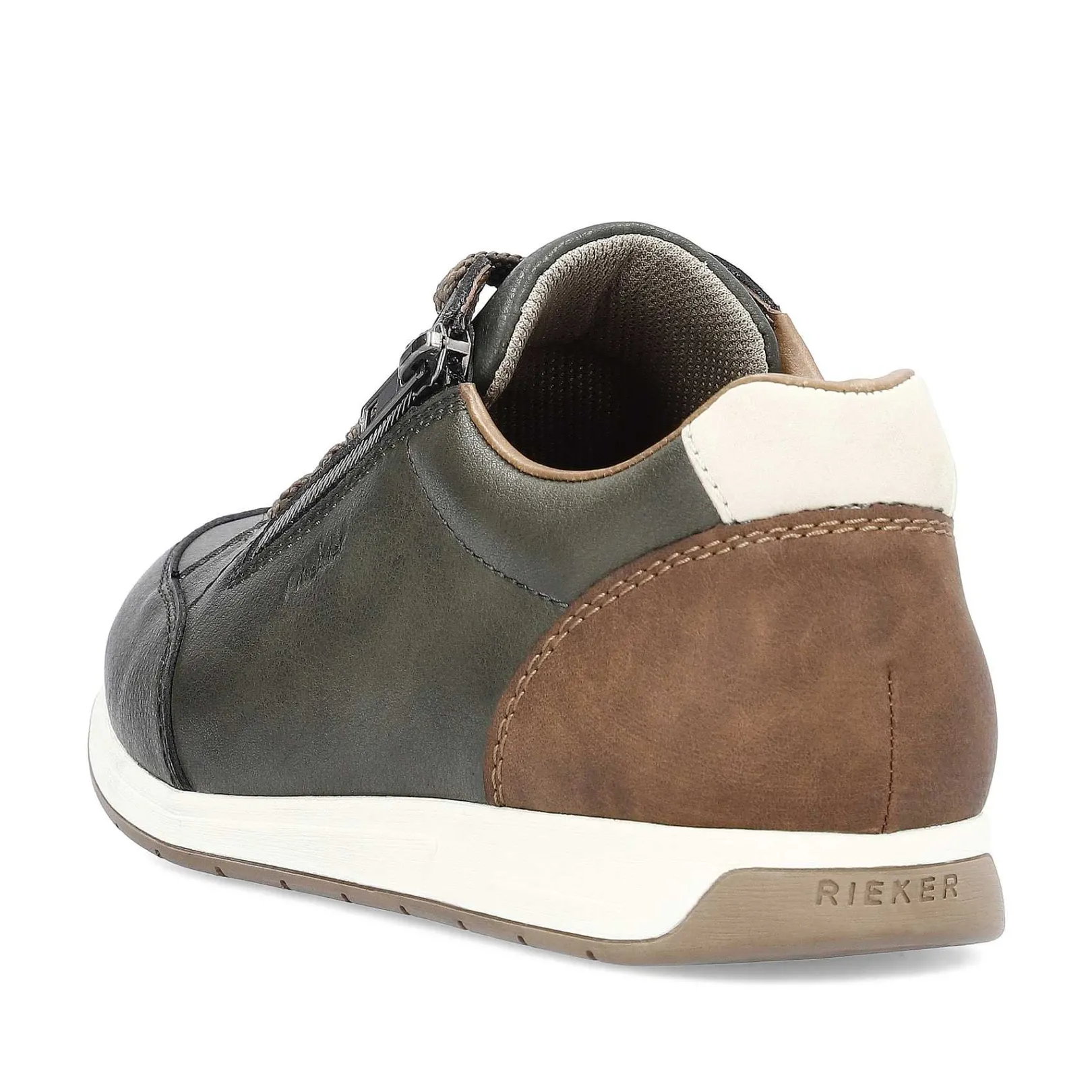 Outlet Men'S Sneaker Low Green Grey Men'S Sneakers