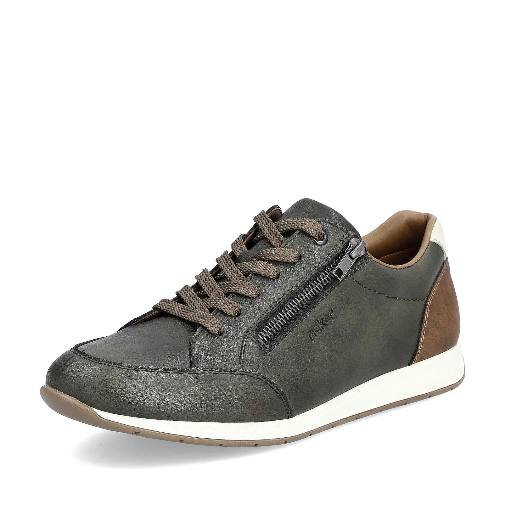 Outlet Men'S Sneaker Low Green Grey Men'S Sneakers