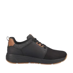 Men'S Sneaker Low Night-Black Wood-Brown Men'S Sneakers