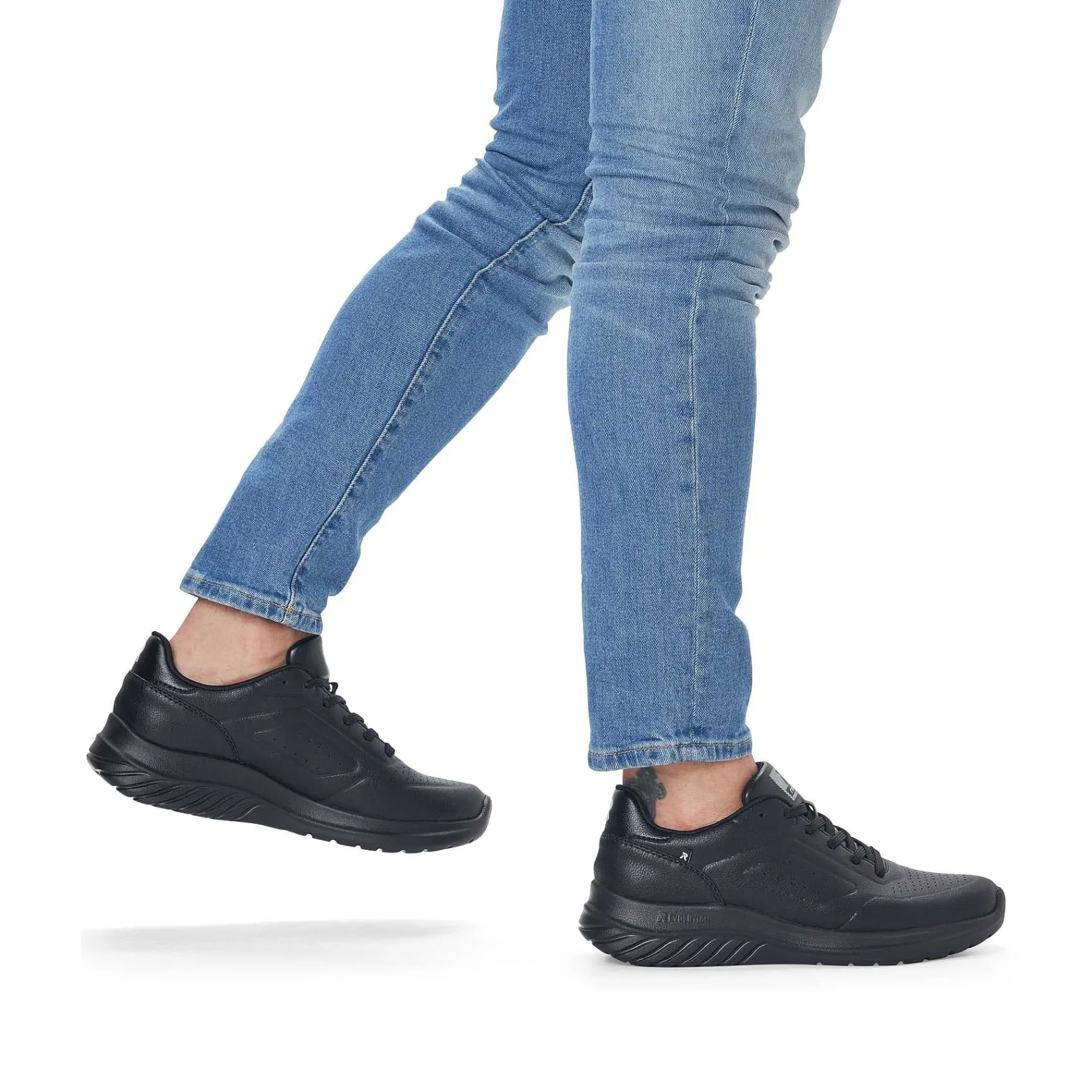 New Men'S Sneaker Low Night Black Men'S Sporty Styles