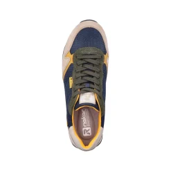 Online Men'S Sneaker Low Royal Blue Clay Beige Men'S Sneakers