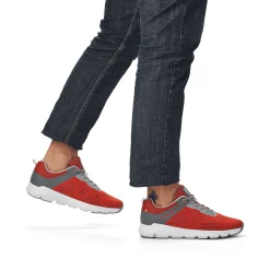 Outlet Men'S Sneaker Low Rust-Orange Grey Men'S Sneakers