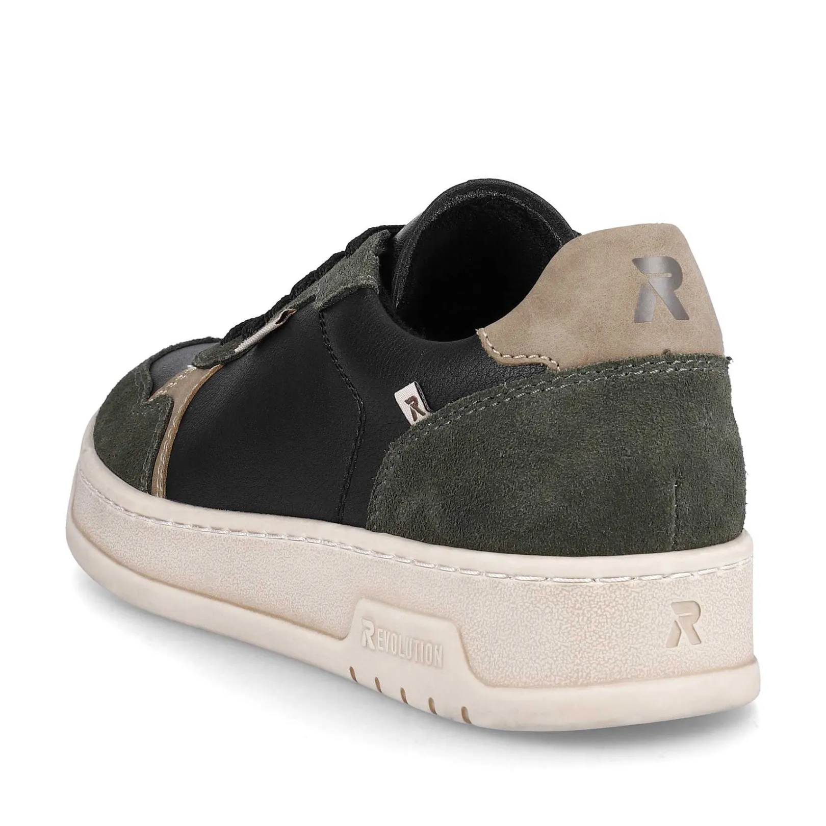 Clearance Men'S Sneaker Low Steel-Black Forest-Green Men'S Sneakers