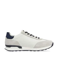 New Men'S Sneaker Low Stone-Grey Creamy-White Men'S Sneakers