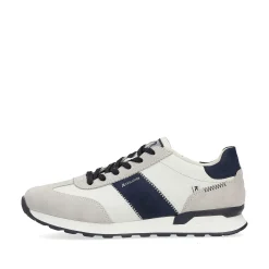 New Men'S Sneaker Low Stone-Grey Creamy-White Men'S Sneakers