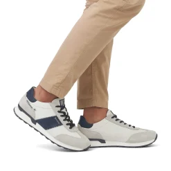 New Men'S Sneaker Low Stone-Grey Creamy-White Men'S Sneakers
