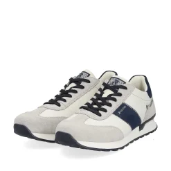 New Men'S Sneaker Low Stone-Grey Creamy-White Men'S Sneakers