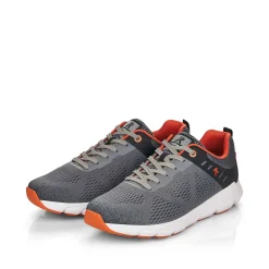 Outlet Men'S Sneaker Low Silver Grey Men'S Sneakers