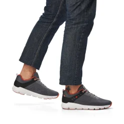 Outlet Men'S Sneaker Low Silver Grey Men'S Sneakers