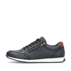 Outlet Men'S Sneaker Low Steel Blue Men'S Sneakers