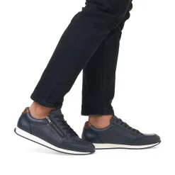 Outlet Men'S Sneaker Low Steel Blue Men'S Sneakers
