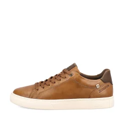 Online Men'S Sneaker Low Wood Brown Men'S Sneakers
