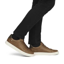 Online Men'S Sneaker Low Wood Brown Men'S Sneakers