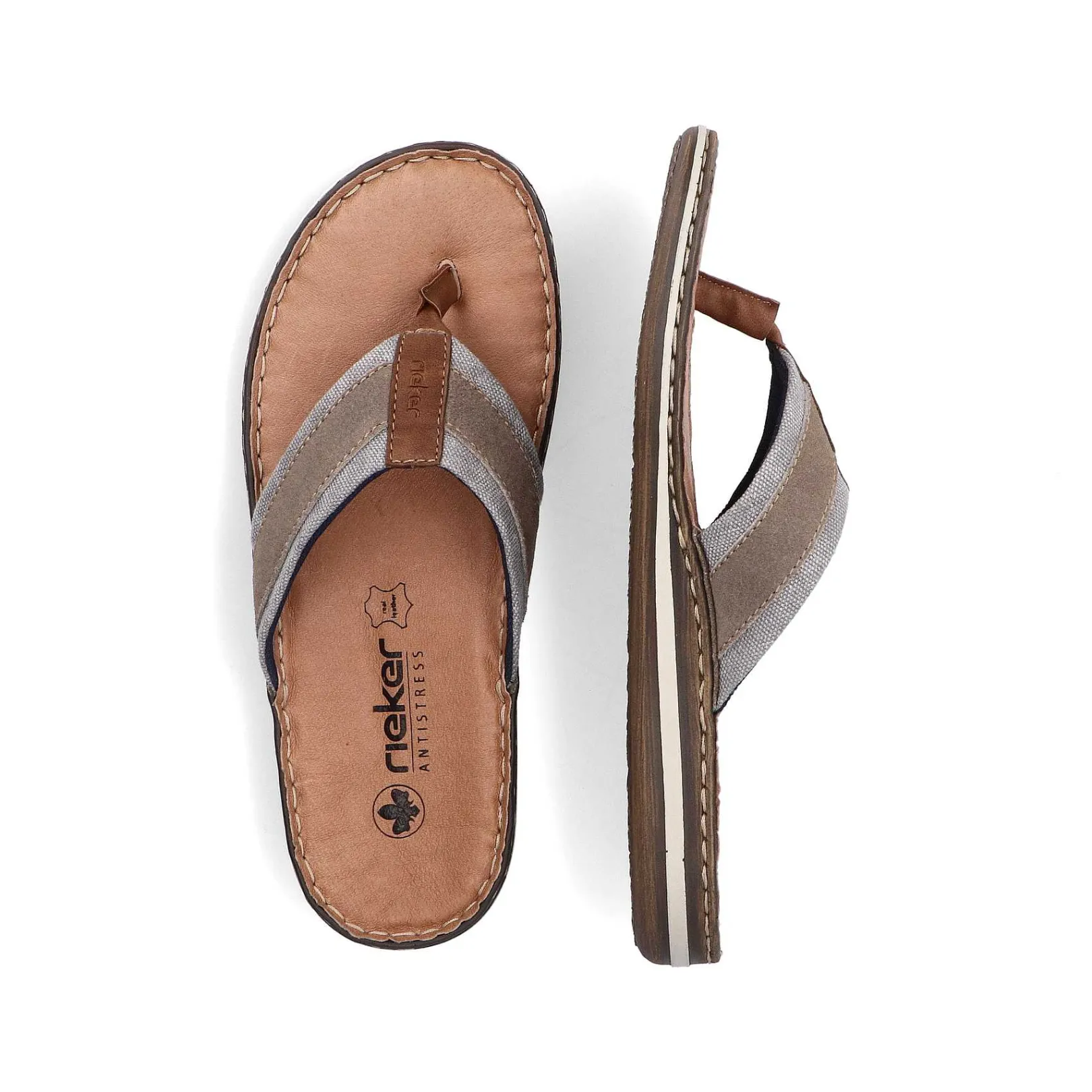 Discount Men'S Toe Separator Light Brown Men'S Summer Shoes