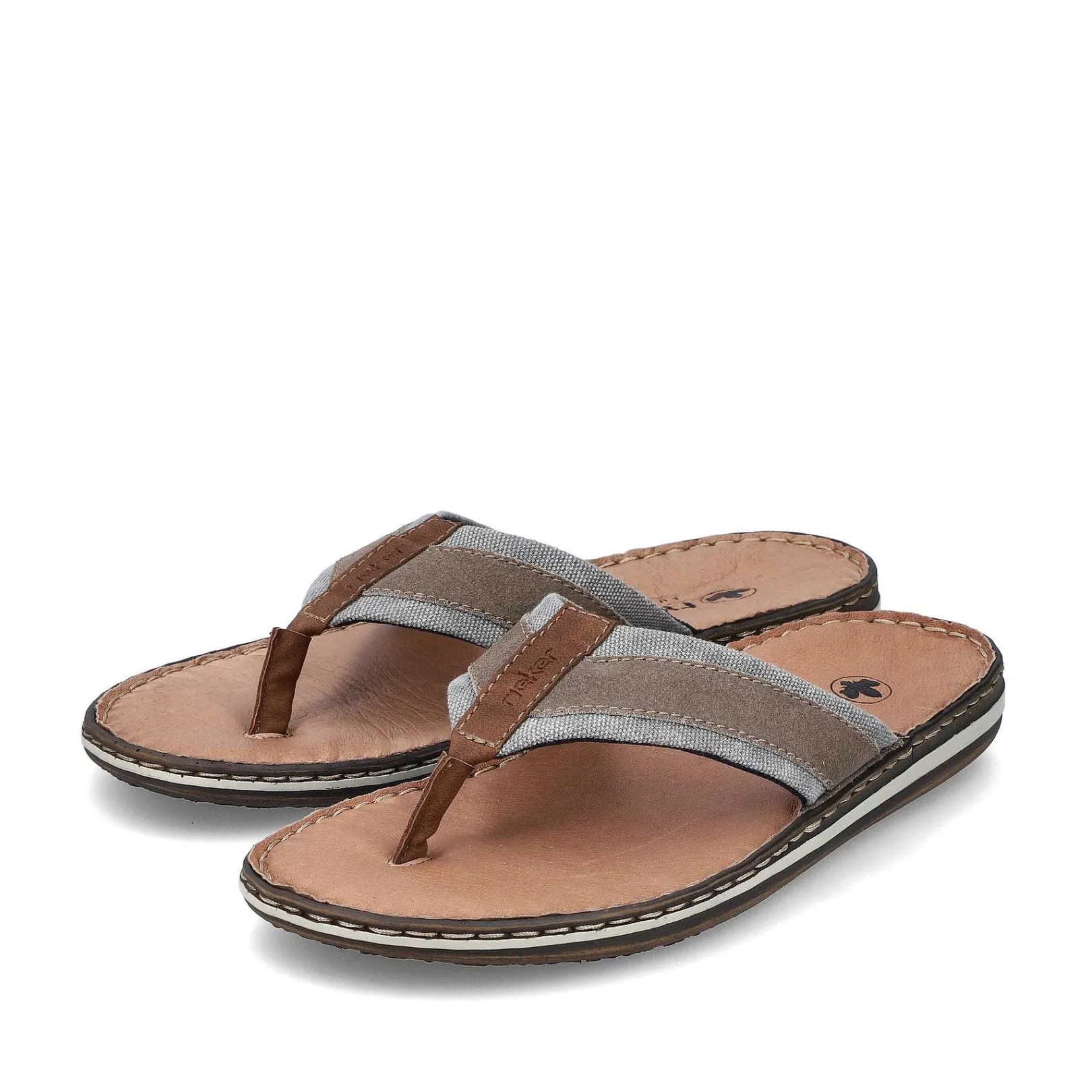 Discount Men'S Toe Separator Light Brown Men'S Summer Shoes
