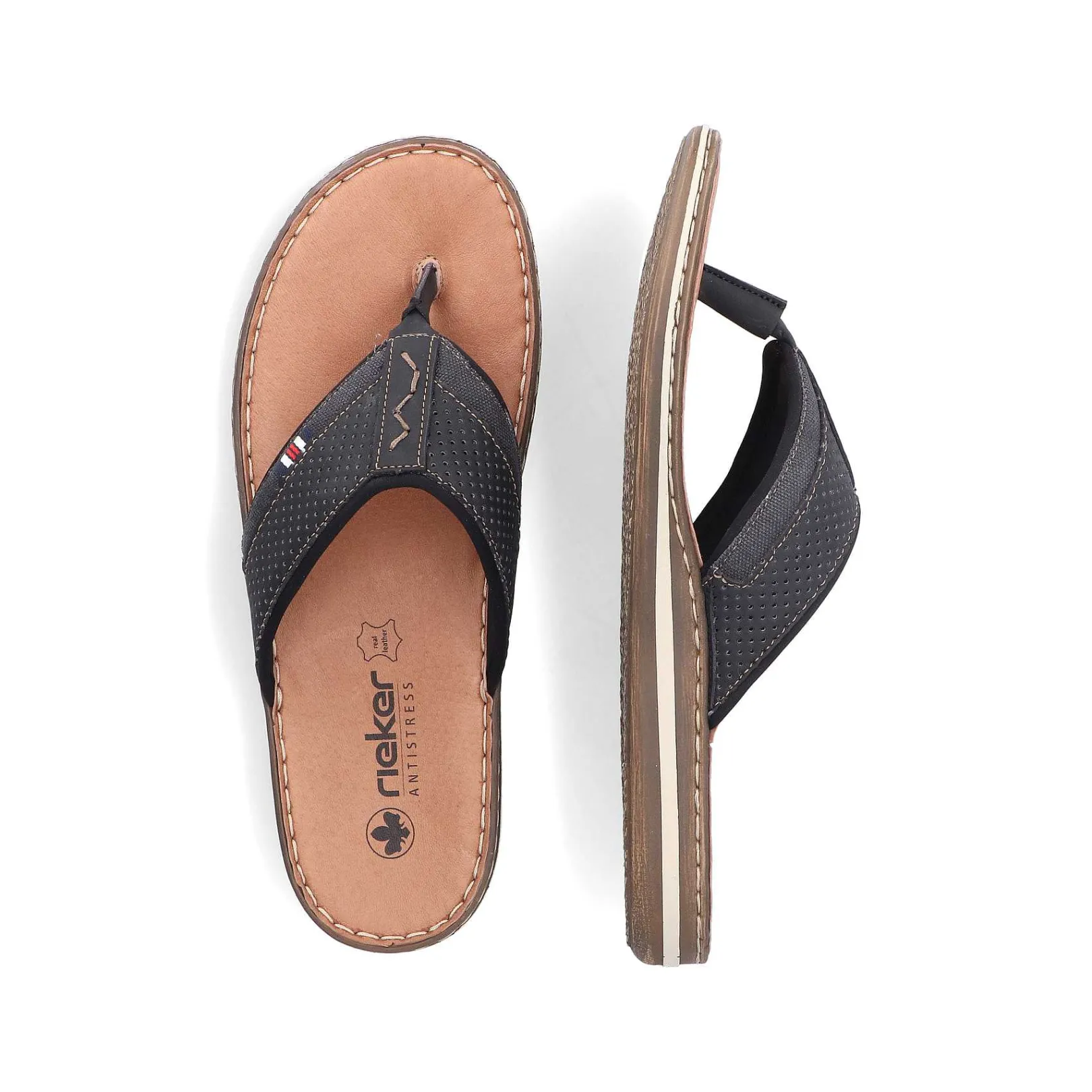 Sale Men'S Toe Separator Graphite Black Men'S Summer Shoes