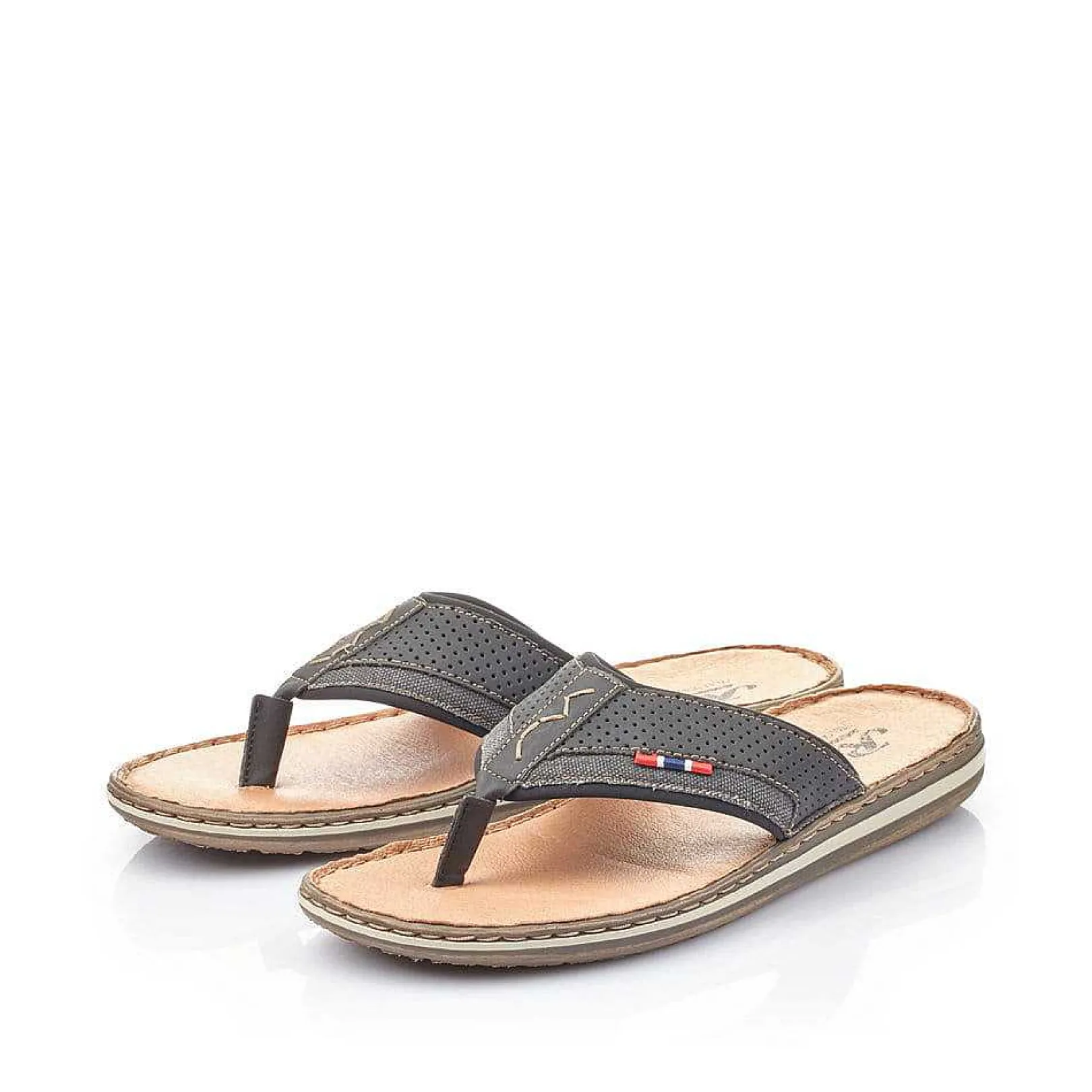 Sale Men'S Toe Separator Graphite Black Men'S Summer Shoes