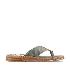 Discount Men'S Toe Separator Light Green Men'S Mules & Slippers
